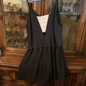 Black Lush Romper Size Small